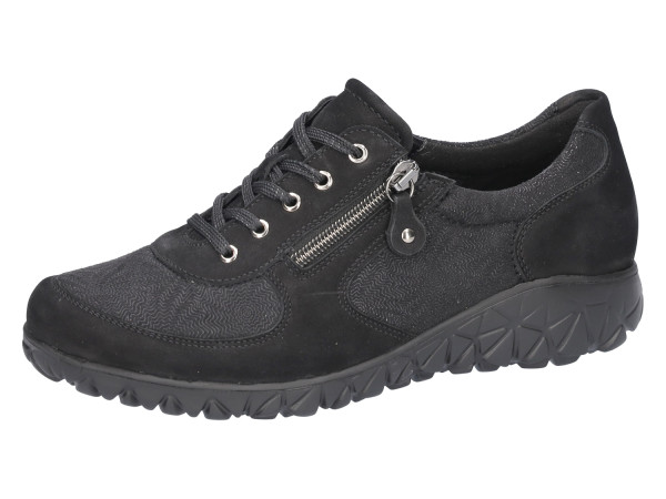 Waldläufer Damen Sneaker HAVY Soft schwarz