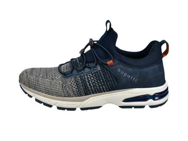 Bugatti Men Herren Schlupfschuh Parry dark blue/taupe