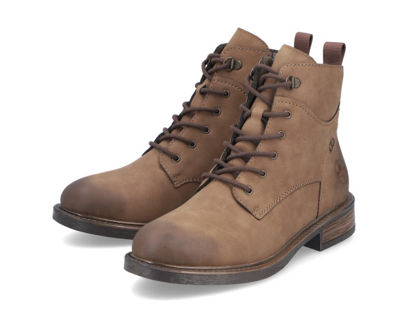 Rieker Damen Schnürstiefelette wood