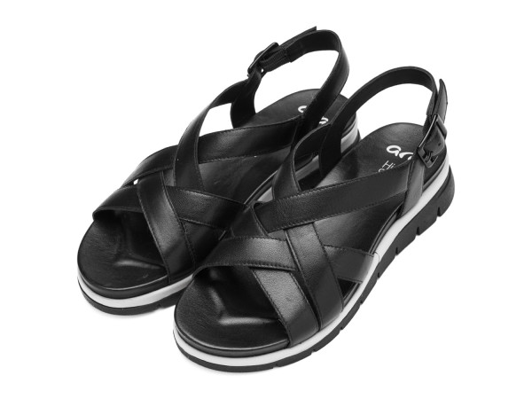 Ara Damen Sandalette Cambridge schwarz