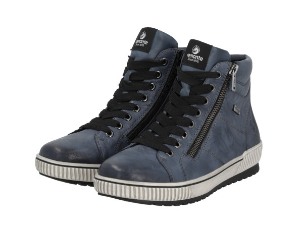 Remonte Damen Schnürschuh blau