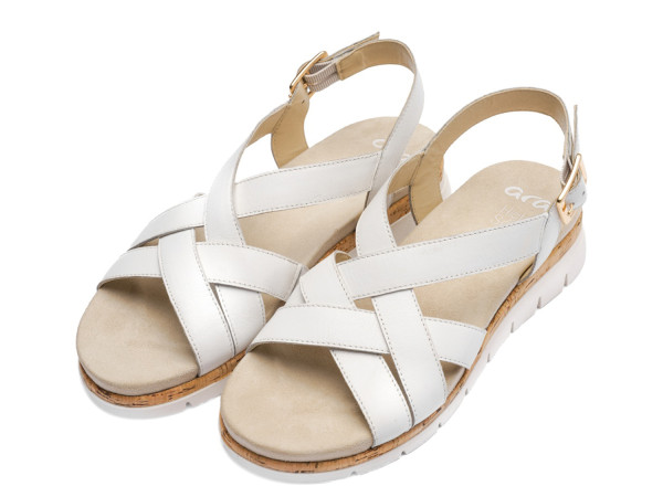 Ara Damen Sandalette Cambridge white