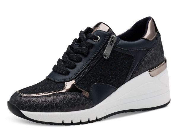 Marco Tozzi Damen Wedge navy/combi