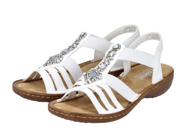Rieker Damen Riemchensandale weiss