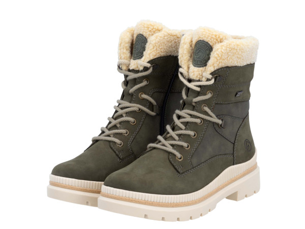 Remonte Damen Winterstiefelette moor/beige