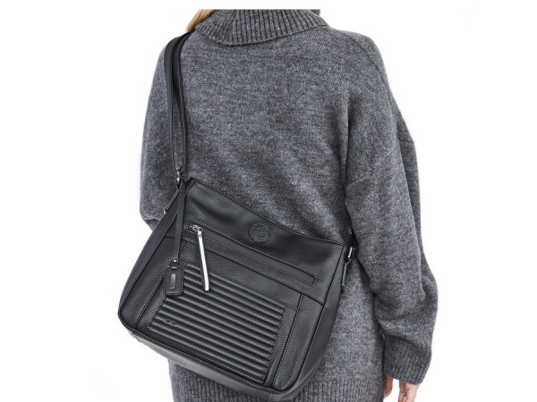 Rieker Damen Handtasche schwarz