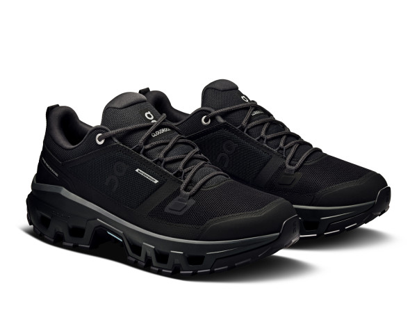 ON-Running Herren Wasserdichter Wanderschuh Cloudrock Low Waterproof black