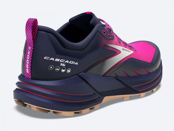 Brooks Damen Traillaufschuh Cascadia 16 pink