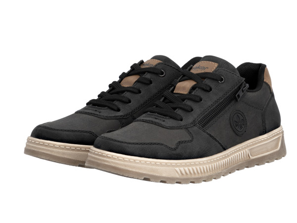 Rieker Herren Schnürschuh black