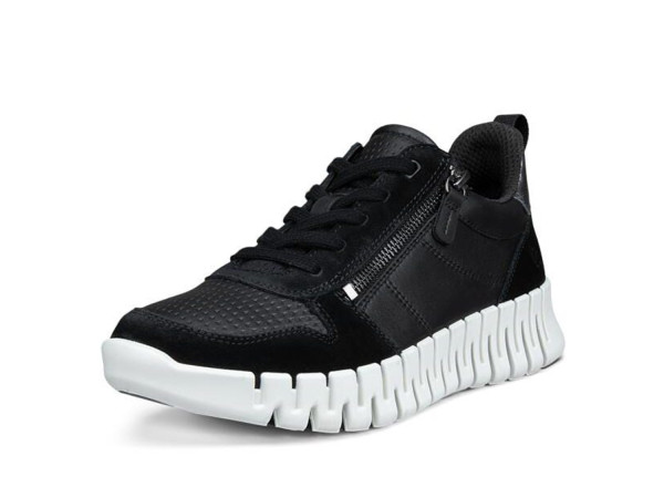 Ecco Damen Sneaker Gruuv W black/RV