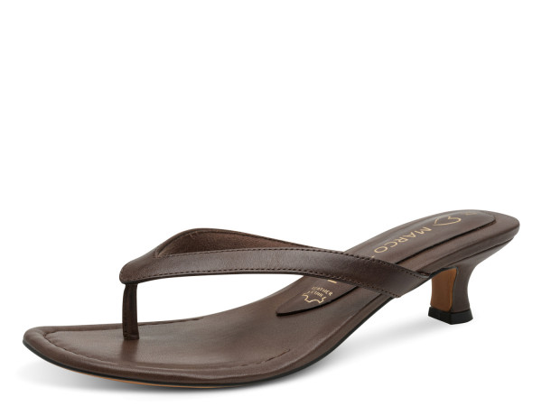 Marco Tozzi Damen Zehentrenner Pantolette choco