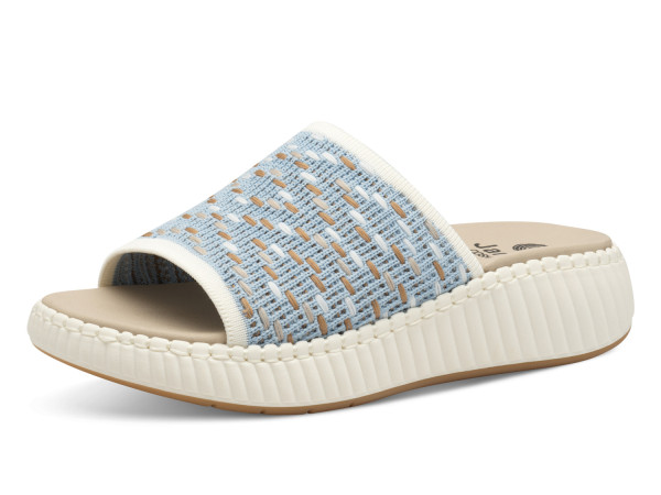 JANA COSHY Damen Pantolette sky/combi