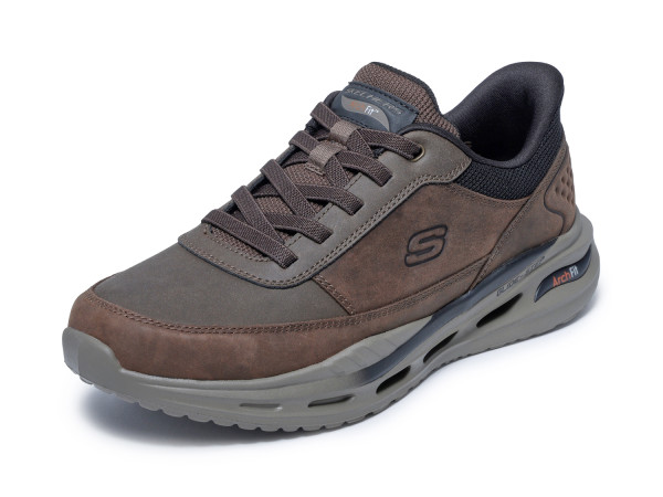 Skechers ARCH FIT ORVAN Herren Sneaker Moxley braun