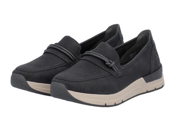 Rieker Damen Trotteur schwarz