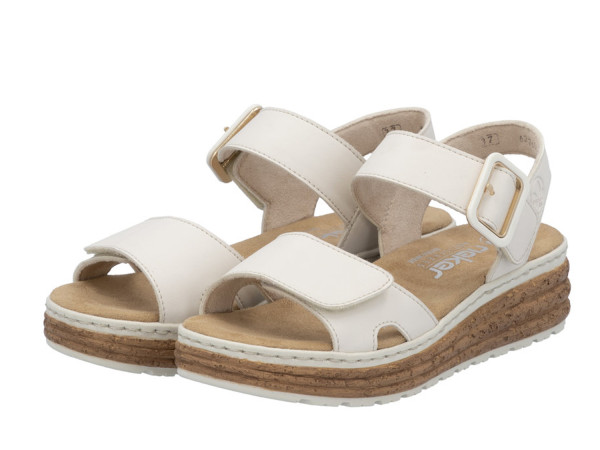 Rieker Damen Sandale porzellan