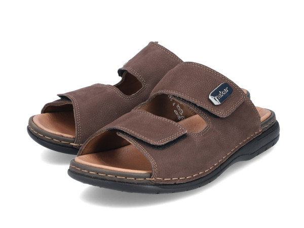 Rieker Herren Pantolette more/Klett