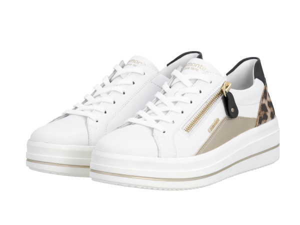 Remonte Damen Sneaker weiss/leo