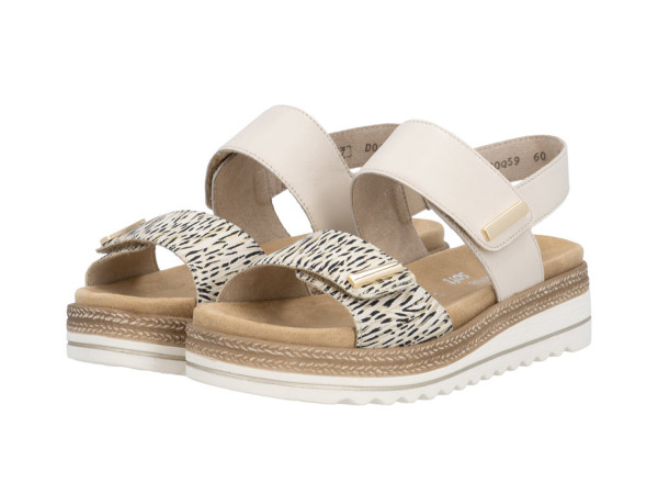 Remonte Damen Sandalette beige-gold