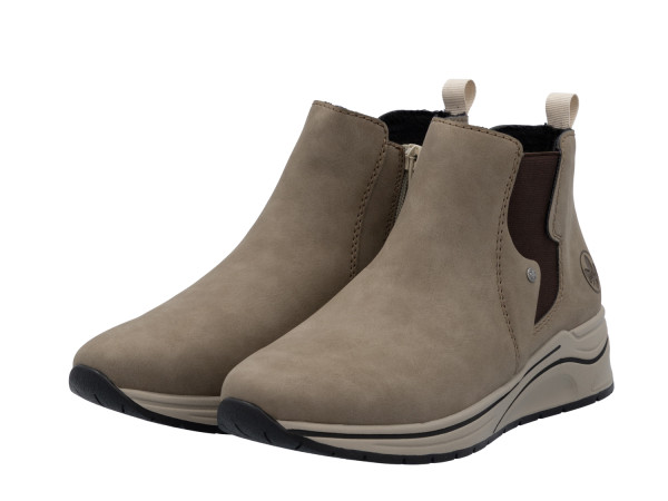 Rieker Damen Chelsea Boots leinen