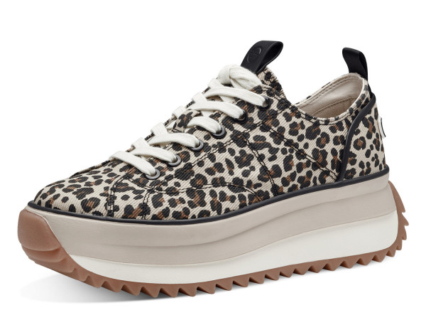 Tamaris Damen Sneaker leopard/Plateau