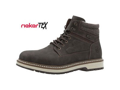 Rieker Herren Schnürstiefel braun TEX