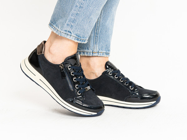 Ara Damen Sneaker Osaka blau