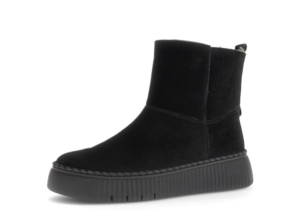 Gabor fashion Damen Winterstiefel schwarz/lammfell