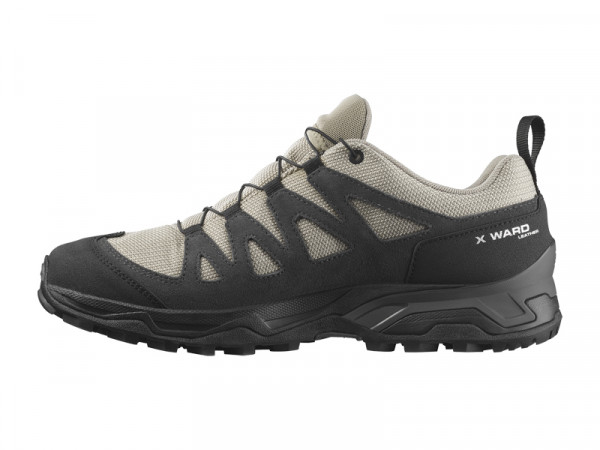 Salomon Herren Trailschuh X Ward Leder schwarz/Gore-Tex