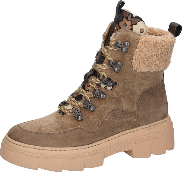 Waldlaeufer Damen Winterstiefelette SAIGA schlamm/notta gefüttert