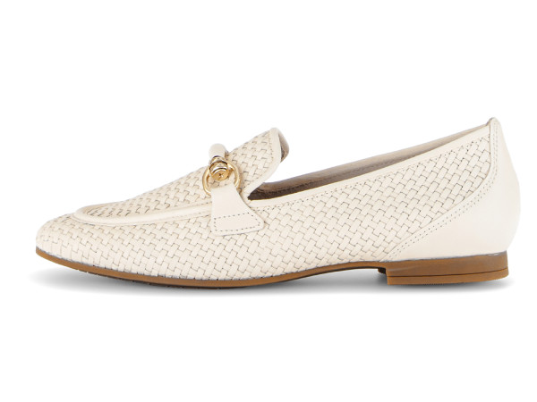 Gabor Damen Loafer panna/Flecht