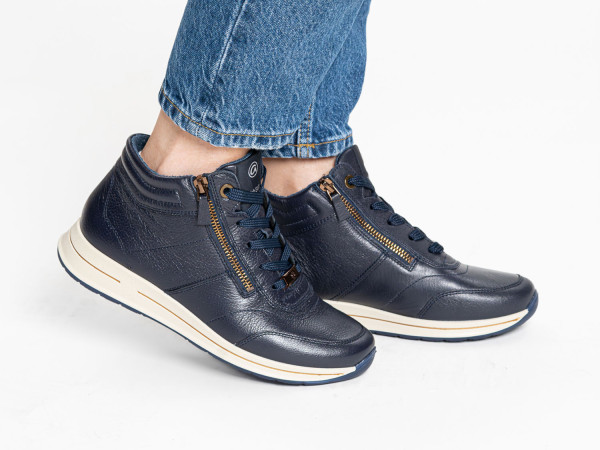 Ara Damen Sneaker High Osaka blau