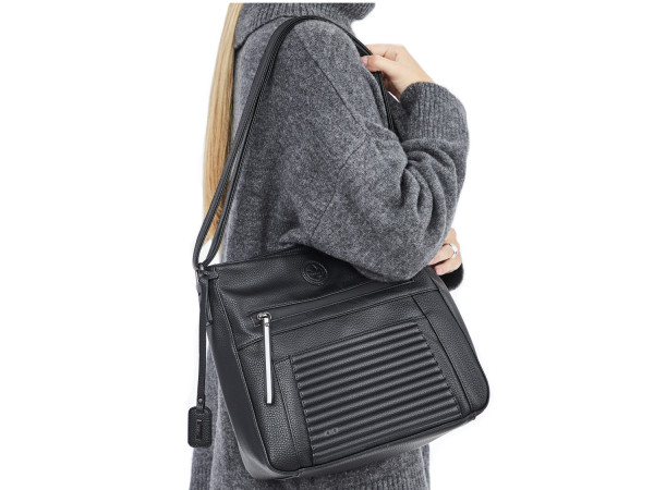 Rieker Damen Handtasche schwarz