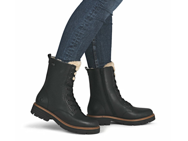 Remonte Damen Winterstiefelette schwarz