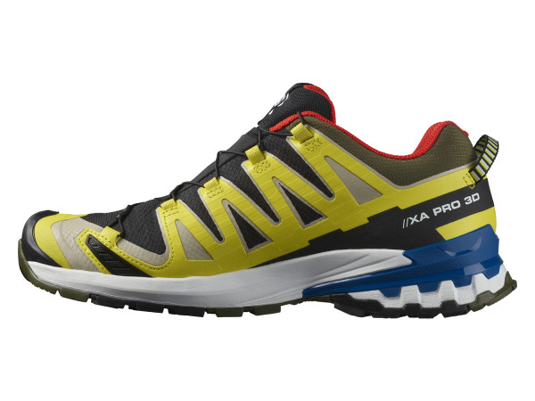 Salomon Herren Trail-Running Schuh XA Pro 3D V9 Gore-Tex black/buttercup