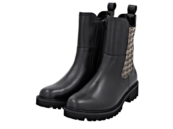 Remonte Damen Schlupfstiefelette schwarz