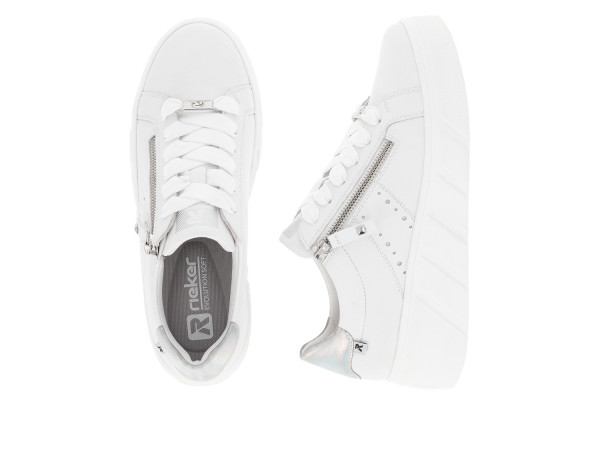 Rieker Damen Sneaker white/perlmut